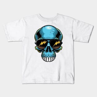 skull , skulls , dead , death , bones , skeleton , engraving , woodcut ,macabre , floral , graveyard,horror Kids T-Shirt